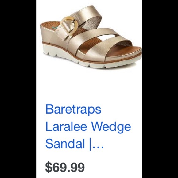 BareTraps Shoes - EUC Womens Bare Traps Laralee Wedge Sandal SZ 9